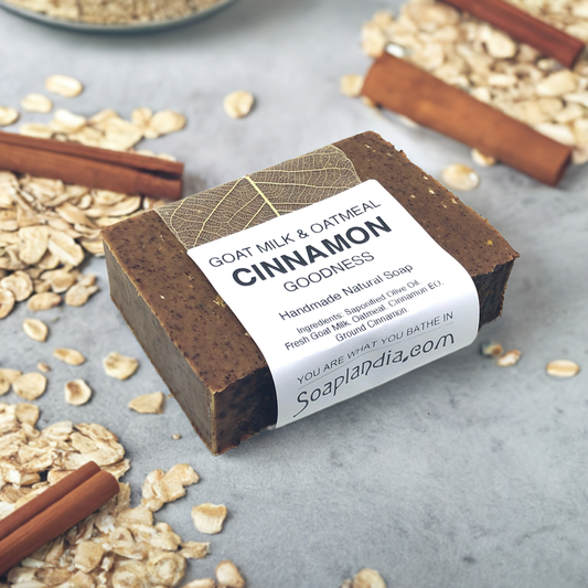Goat Milk & Oatmeal Cinnamon Goodness Soap - Homeland Harvest
