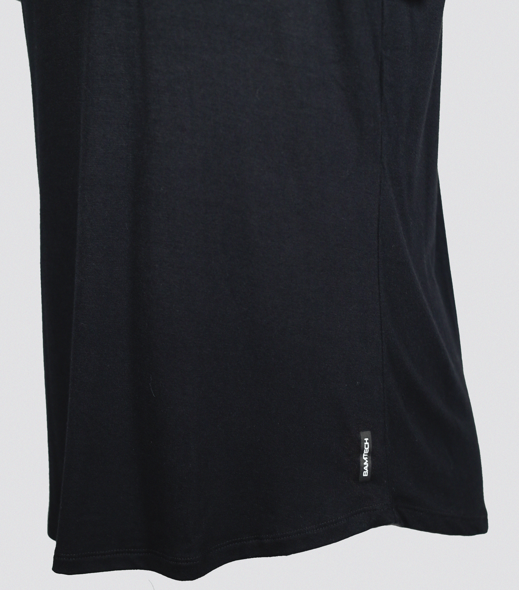 Bamboo Swift Curve-Hem T-Shirt - Heather Grey - Homeland Harvest
