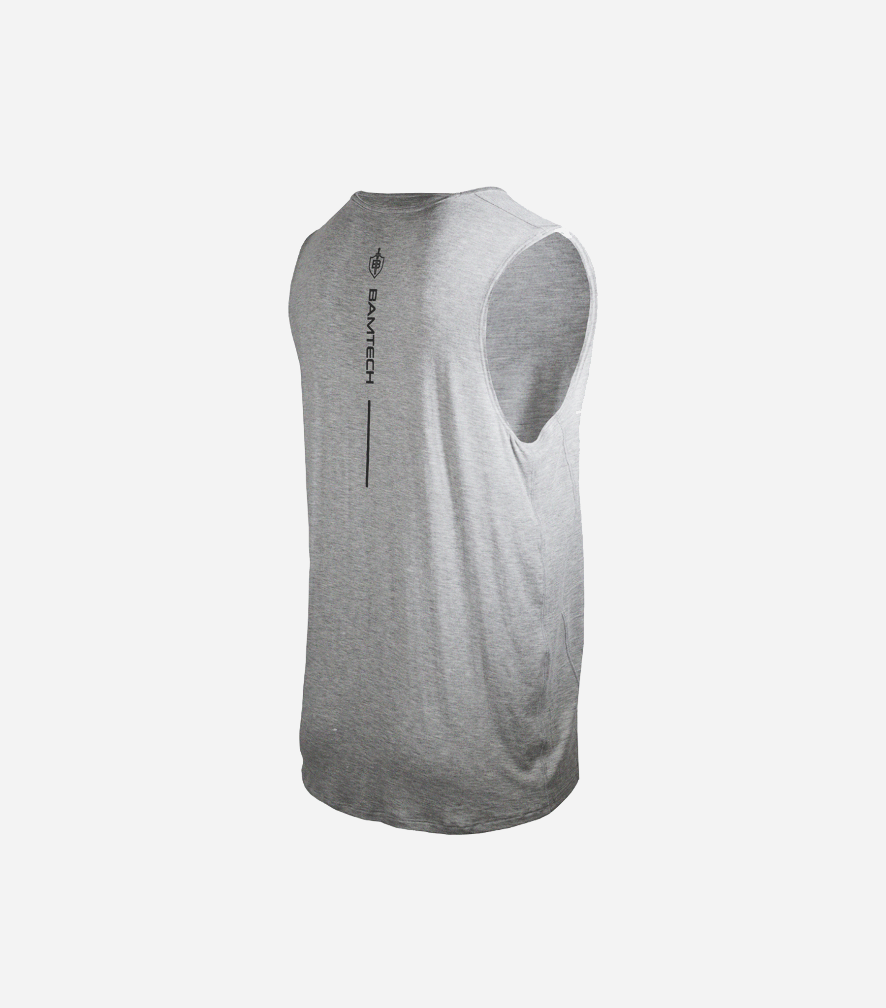 Bamboo Aerotech Tank - Training Div. Heather Grey - Homeland Harvest