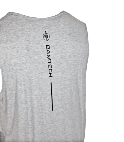 Bamboo Aerotech Tank - Training Div. Heather Grey - Homeland Harvest