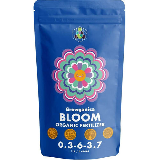 Growganica Bloom Organic Living Soil Plant Food | Bigger Flowers for Maximum Harvest Fertilizer - Homeland Harvest
