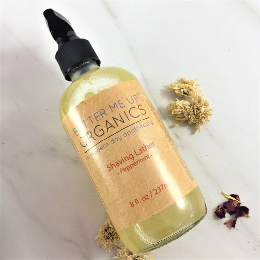 Natural Shaving Lather / Shaving Cream / Organic Shaving - Homeland Harvest