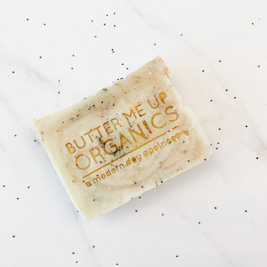 Lemon Poppyseed / VEGAN soap / PALM FREE / Exfoliating Soap / Scrub Soap - Homeland Harvest