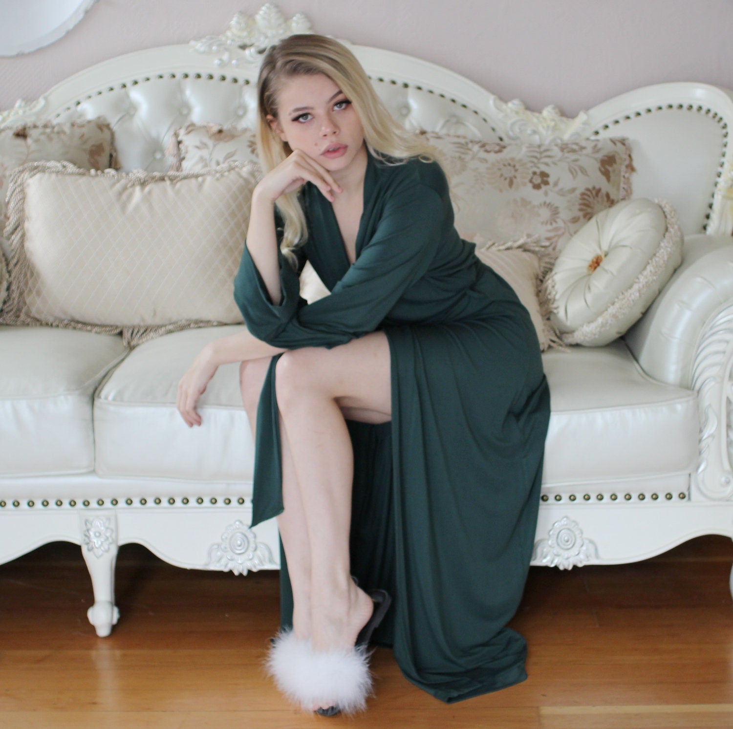 Long Bamboo Robe - Homeland Harvest