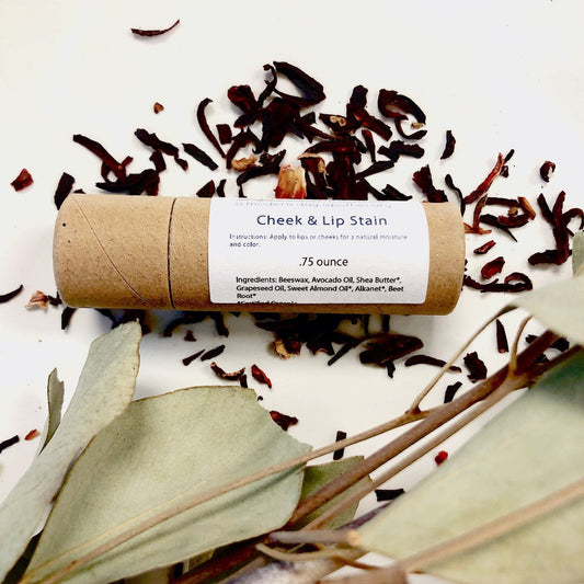 Organic Natural Cheek And Lip Stain / Lip Color / Organic Tinted Lip Balm / Lip Gloss - Homeland Harvest