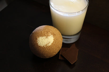 Chocolate Milk Bath Bomb with Toy - Homeland Harvest