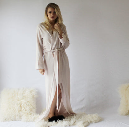 Long Merino Wool Robe - Homeland Harvest