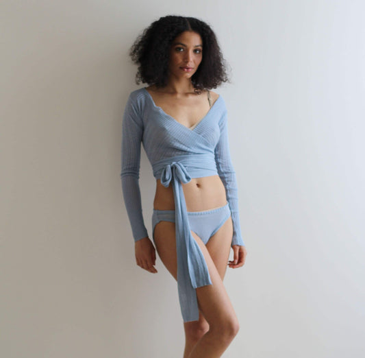 Silk and cashmere shrug or wrap cardigan - Homeland Harvest