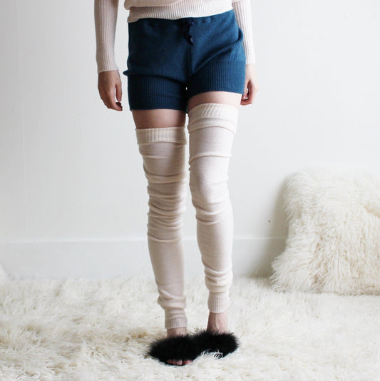 Merino Wool Over the Knee Stockings - Homeland Harvest