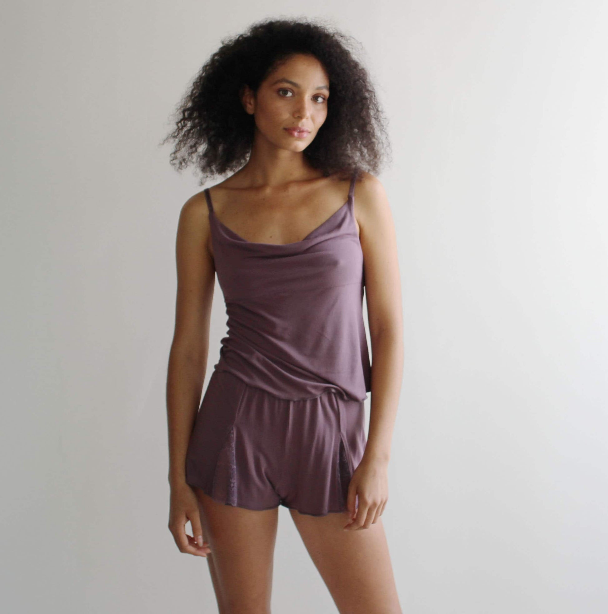 2 Piece lingerie pajama set includes Camisole and Boxers - Homeland Harvest