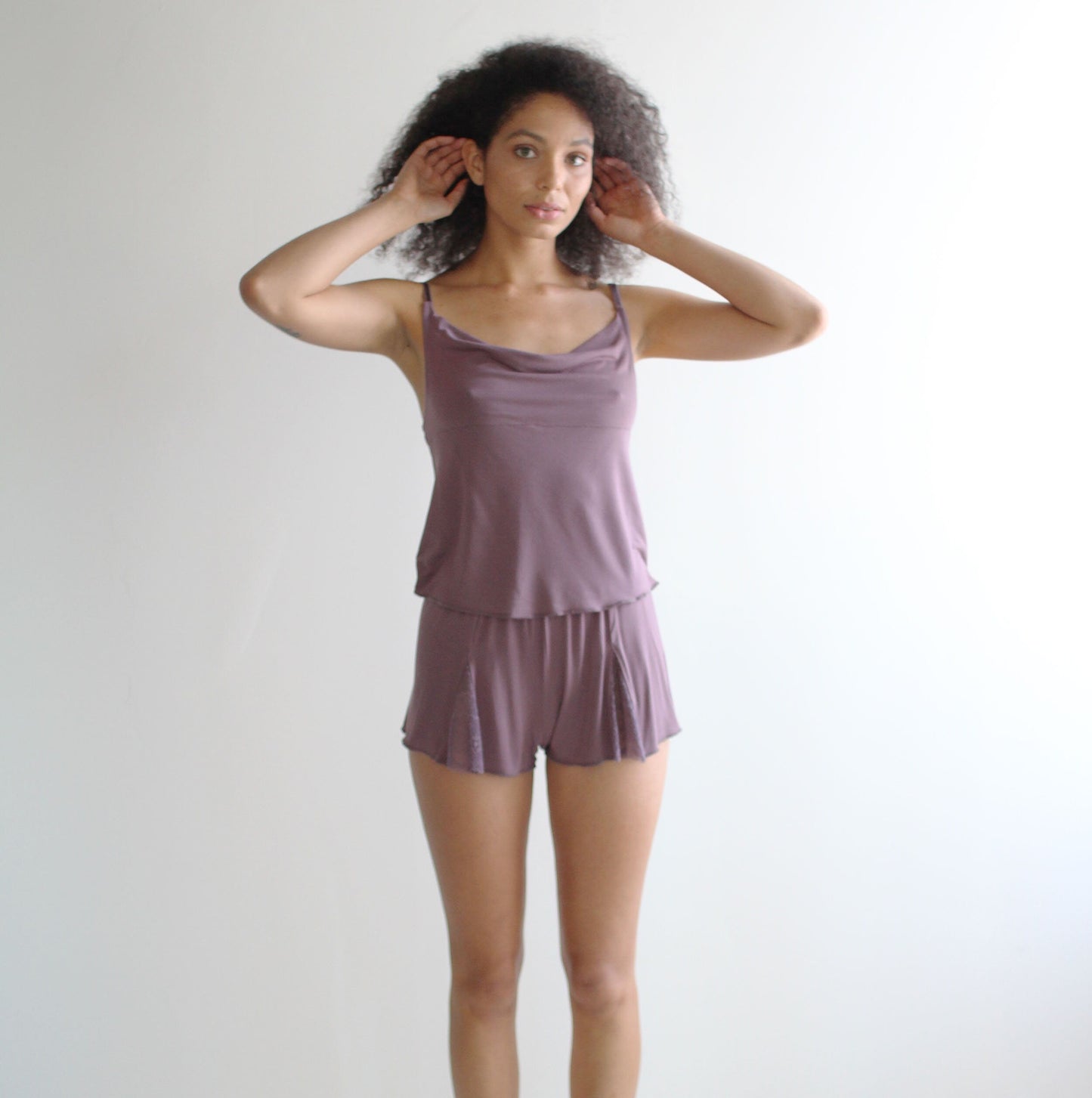 2 Piece lingerie pajama set includes Camisole and Boxers - Homeland Harvest