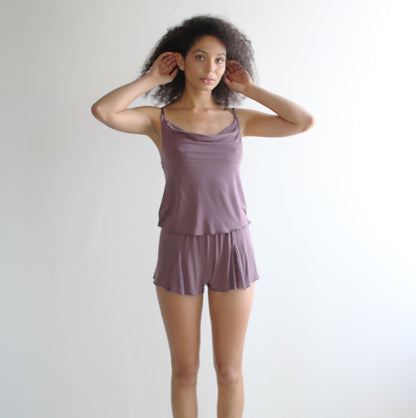 2 Piece lingerie pajama set includes Camisole and Boxers - Homeland Harvest