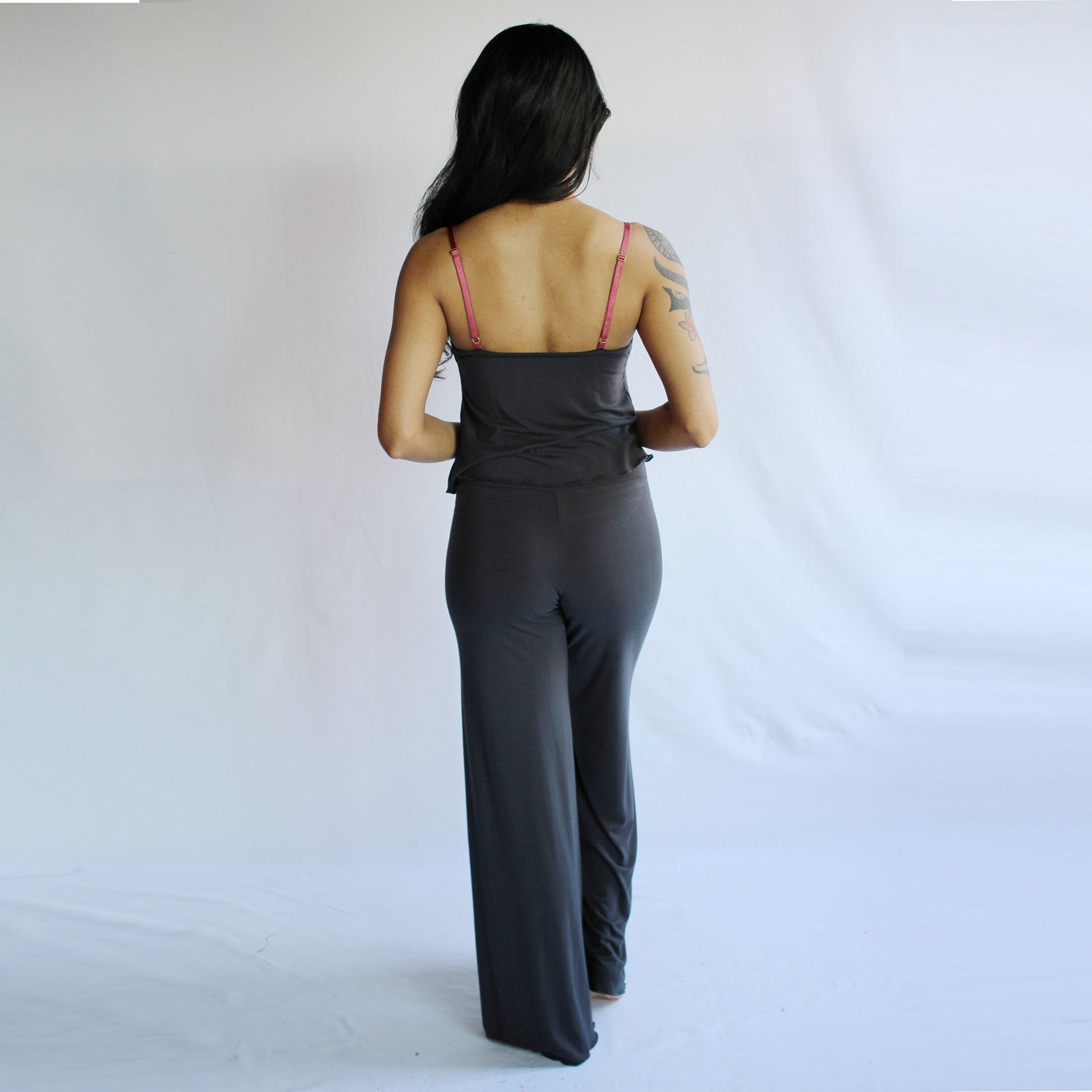 Bamboo Loungewear Set with Camisole and Pants - Homeland Harvest
