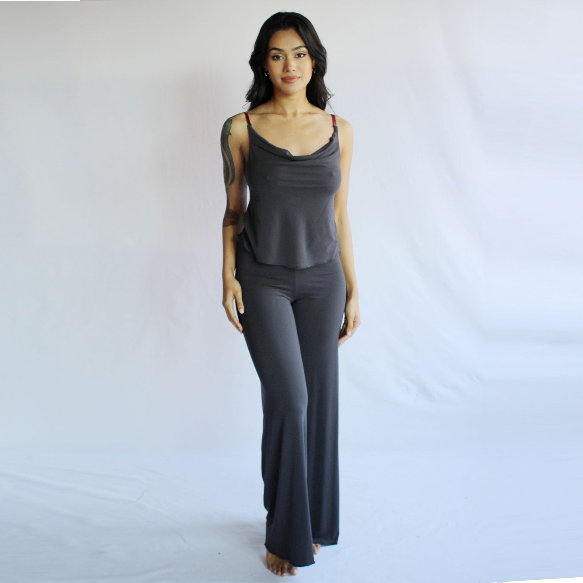 Bamboo Loungewear Set with Camisole and Pants - Homeland Harvest