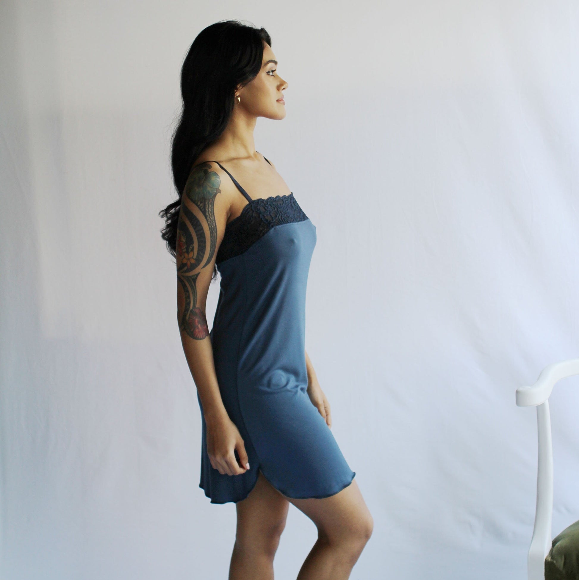 Bamboo Slip with Lace Trim - Homeland Harvest