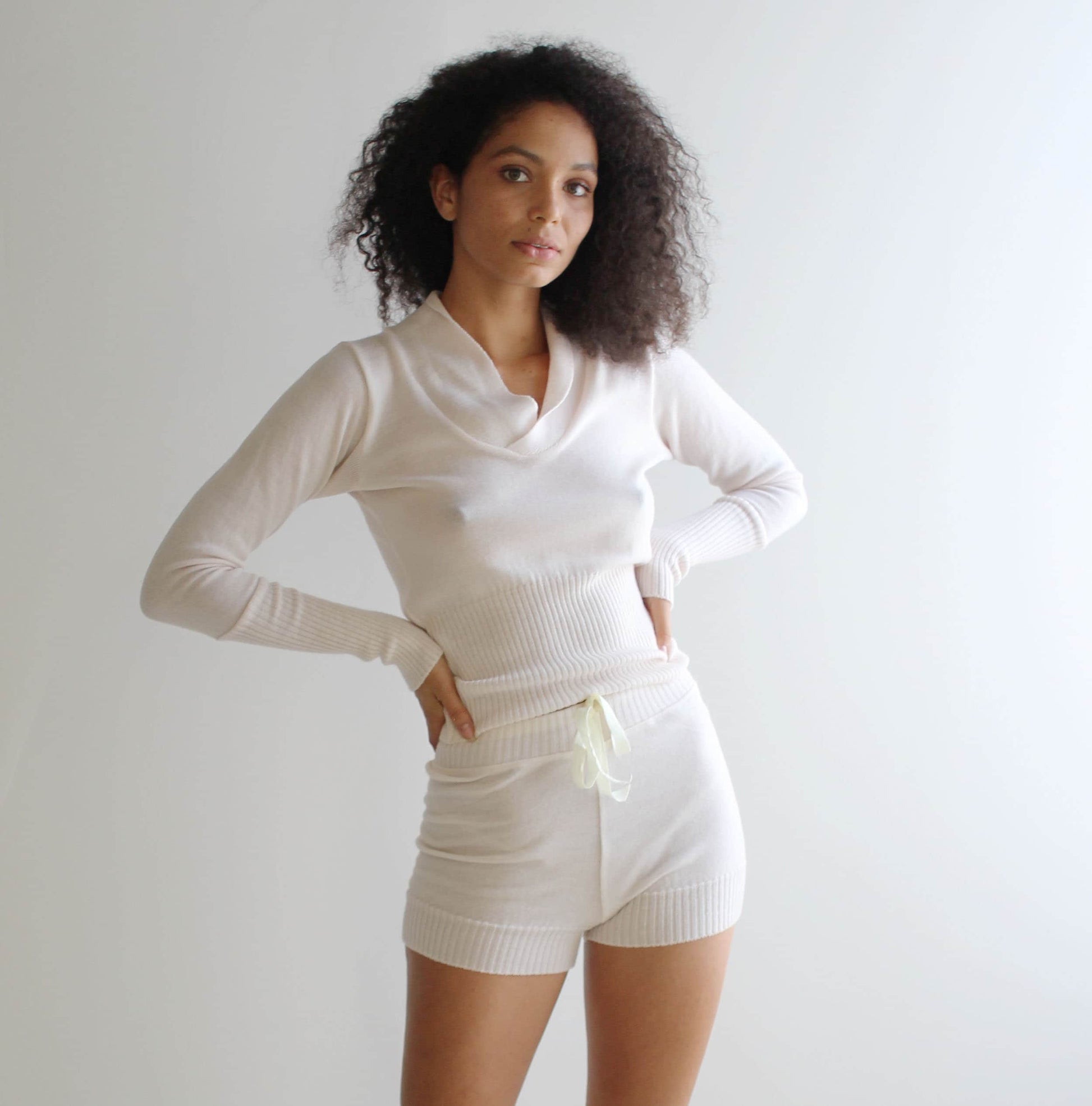 Merino Wool Sweater Shorts - Homeland Harvest
