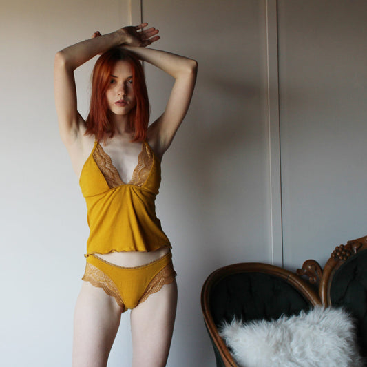 2 Piece Lingerie Set including Camisole and Panties - Homeland Harvest