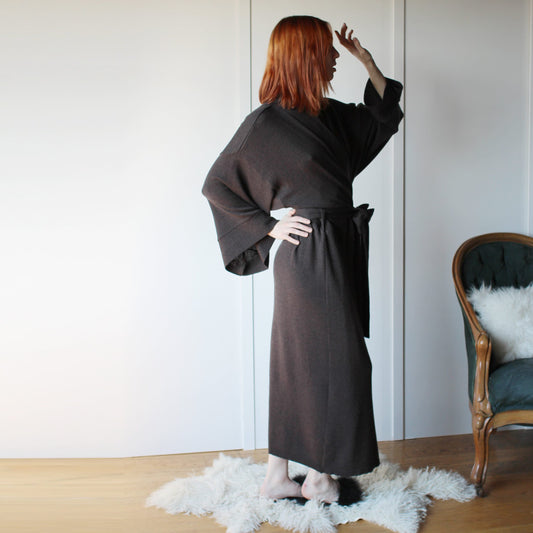 Wool Kimono Robe - Homeland Harvest