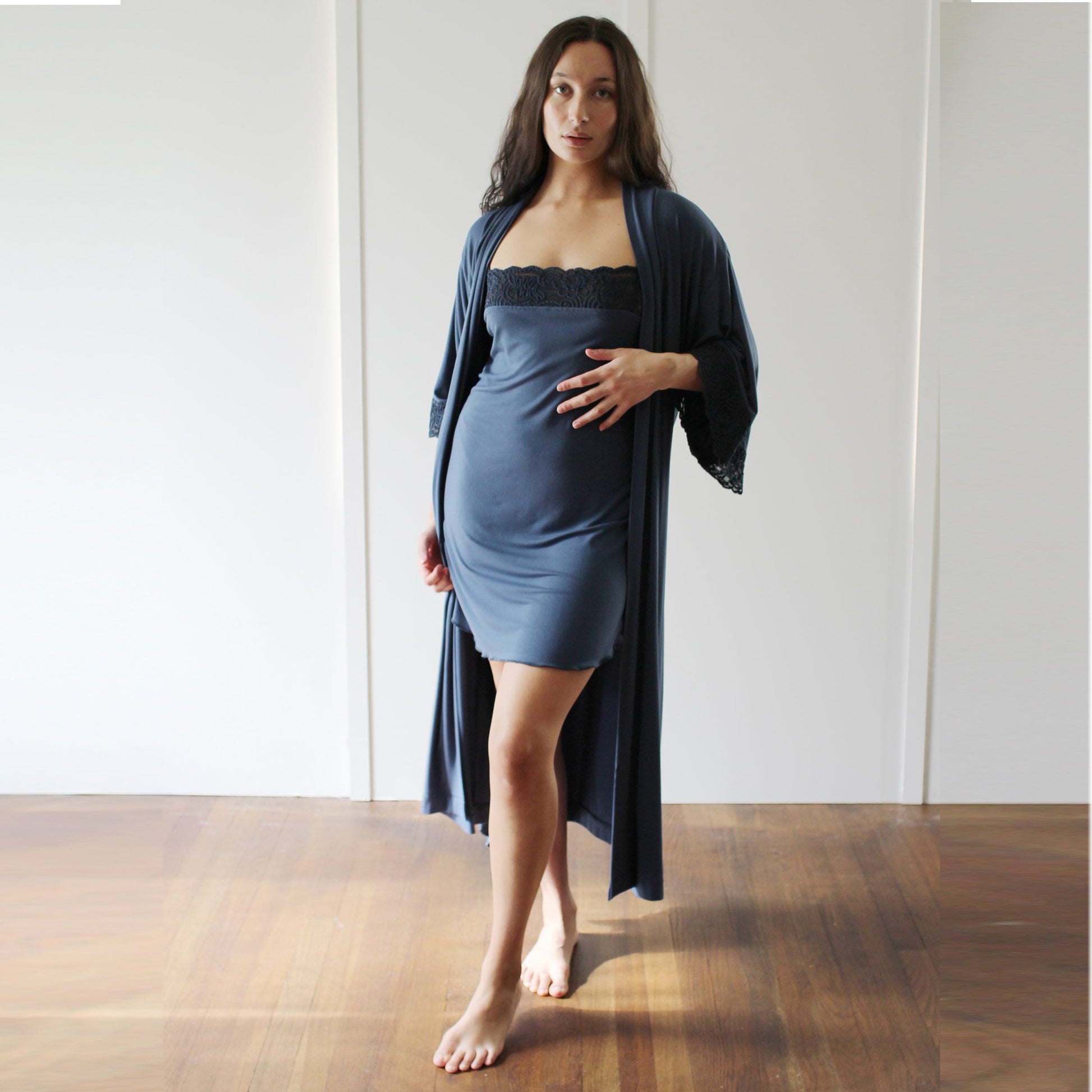 Bamboo Slip with Lace Trim - Homeland Harvest