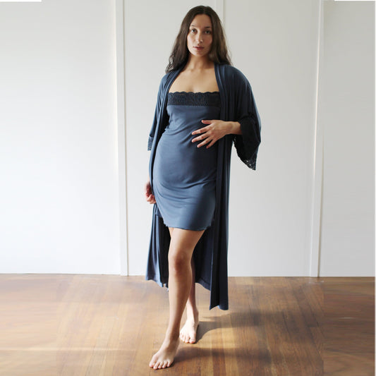 Bamboo Slip with Lace Trim - Homeland Harvest