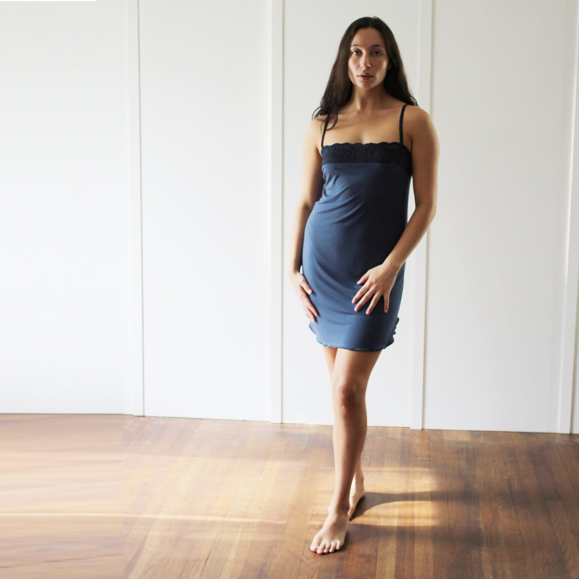 Bamboo Slip with Lace Trim - Homeland Harvest