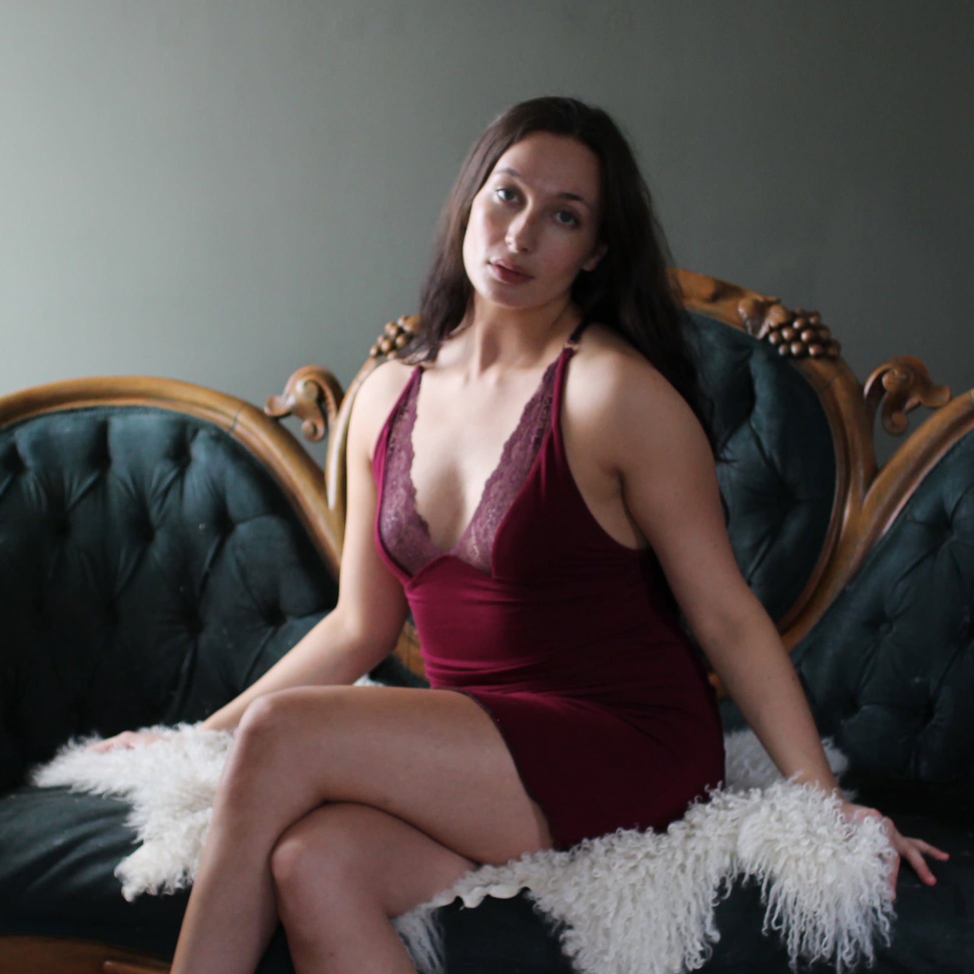 Short Bamboo Nightgown - Homeland Harvest