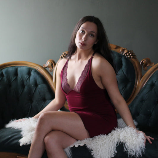 Short Bamboo Nightgown - Homeland Harvest