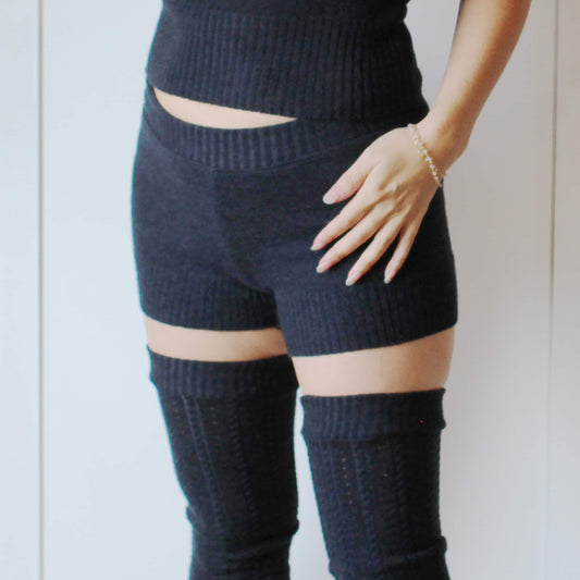 Merino Wool Sweater Loungewear Shorts - Homeland Harvest