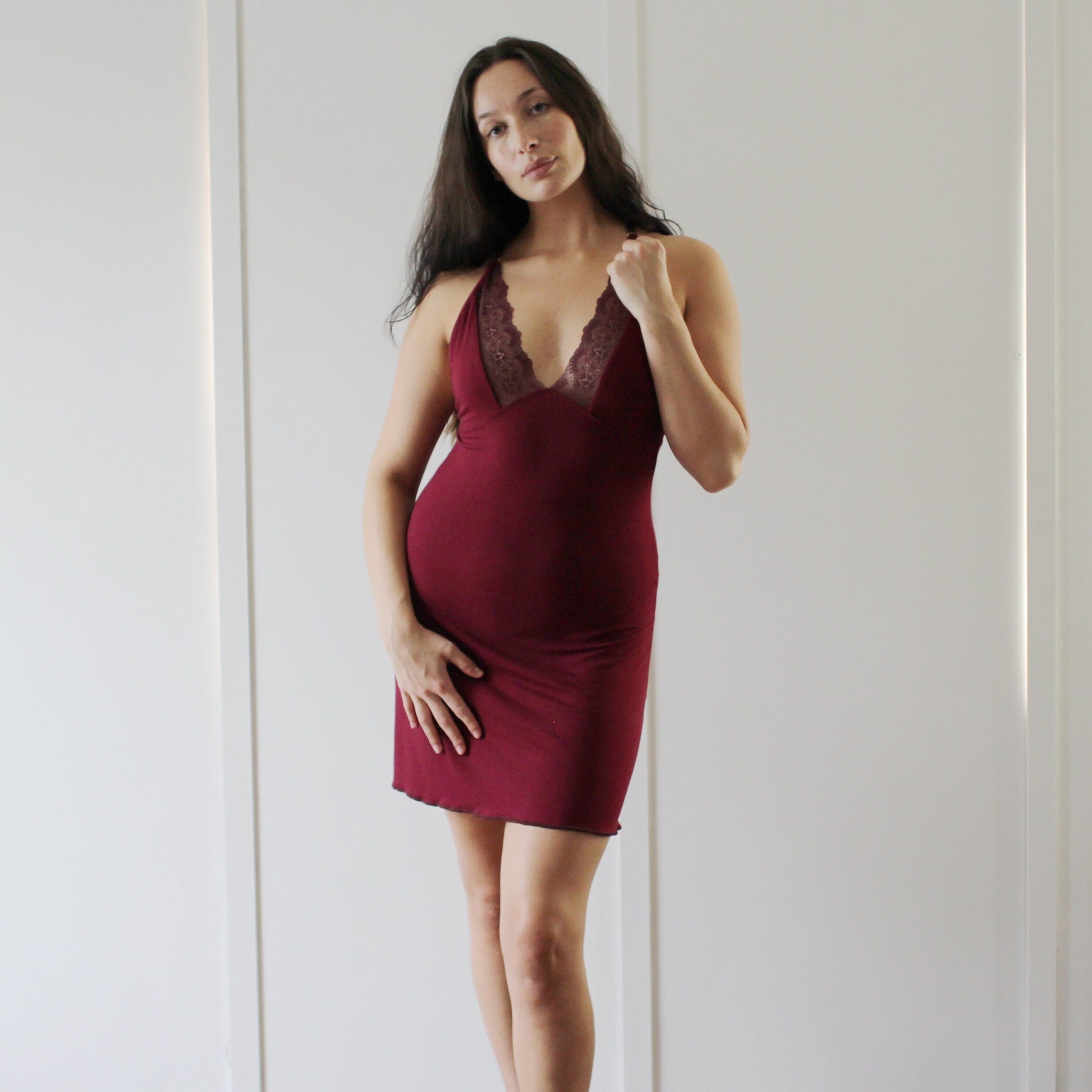 Short Bamboo Nightgown - Homeland Harvest