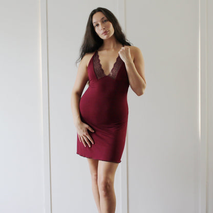 Short Bamboo Nightgown - Homeland Harvest