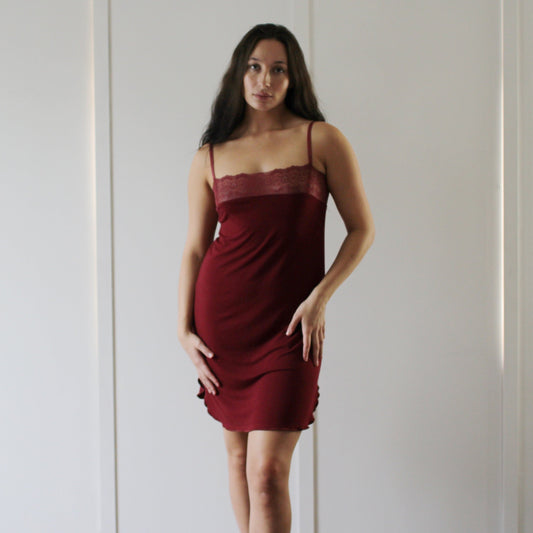 bamboo nightgown slip - Homeland Harvest