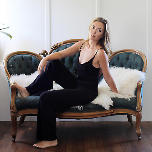 Bamboo Loungewear Set with Camisole and Pants - Homeland Harvest