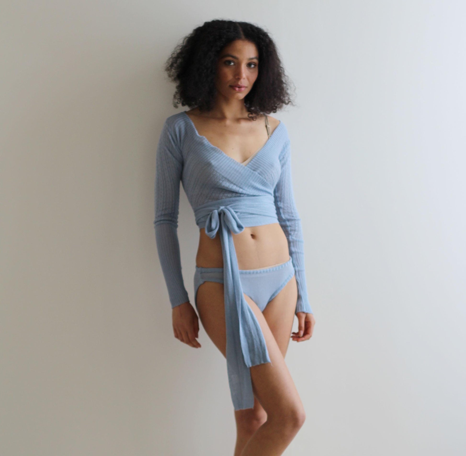 silk and cashmere shrug or wrap cardigan - Homeland Harvest