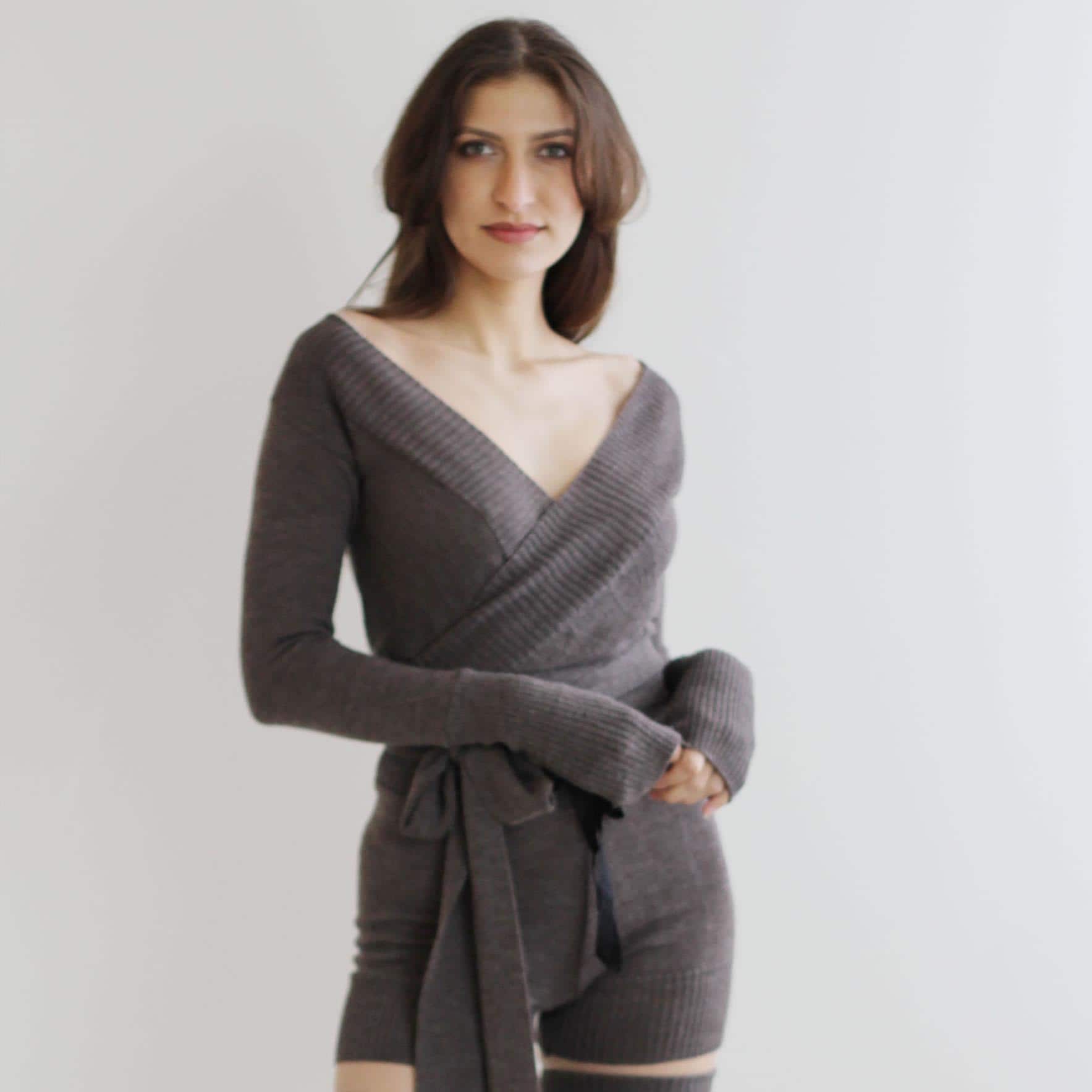 Merino Wool Cardigan Shrug - Homeland Harvest