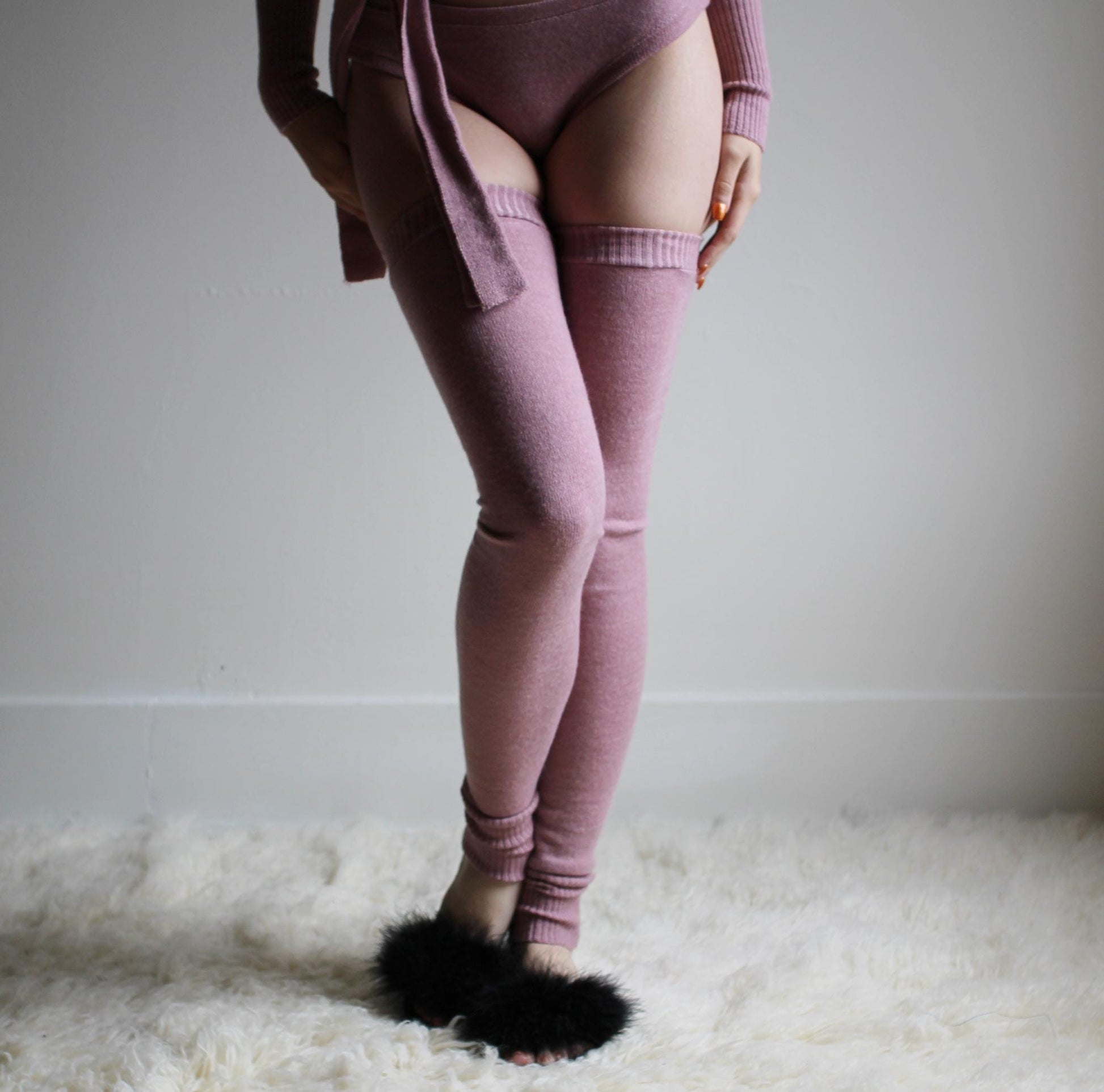 Merino Wool Over the Knee Stockings - Homeland Harvest