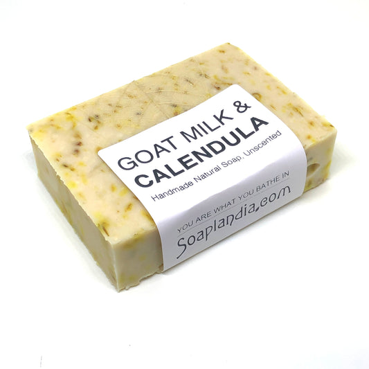 Goat Milk & Calendula Tea Soap, Unscented - Homeland Harvest