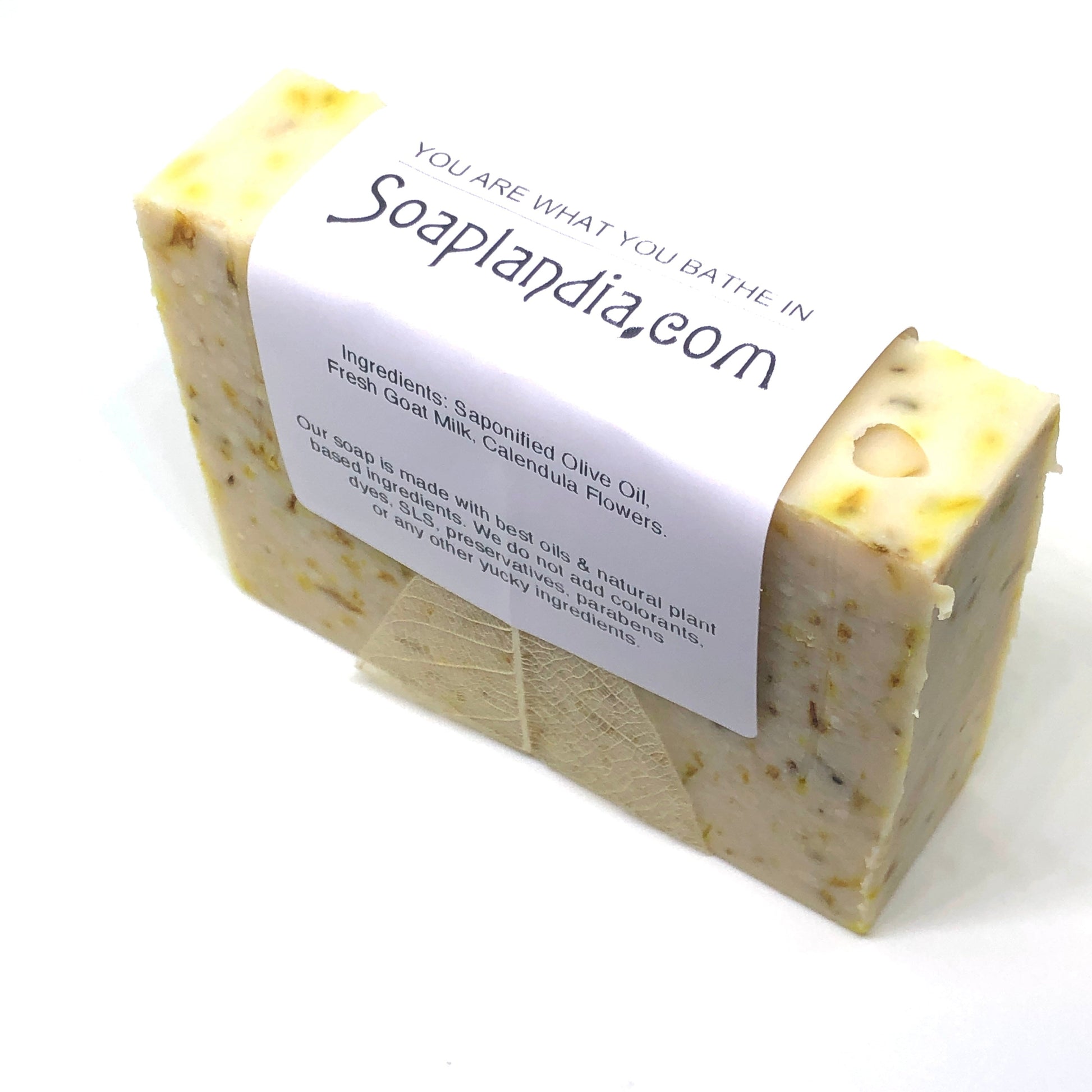 Goat Milk & Calendula Tea Soap, Unscented - Homeland Harvest