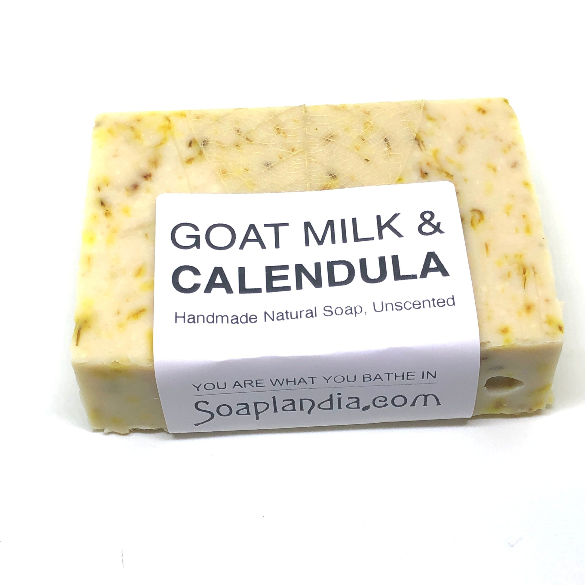 Goat Milk & Calendula Tea Soap, Unscented - Homeland Harvest