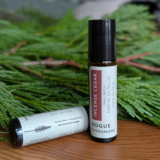Incense Cedar Essential Oil Roller - Homeland Harvest