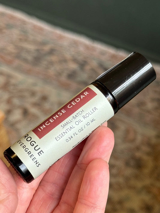 Incense Cedar Essential Oil Roller - Homeland Harvest