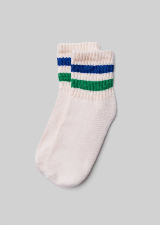 The Retro Stripe Quarter Crew