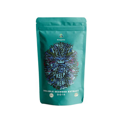 Growganica Kelp it Real Organic Soluble Seaweed 0-0-14 | Natural Plant Growth Stimulant & Fertilizer for Soil & Hydroponics