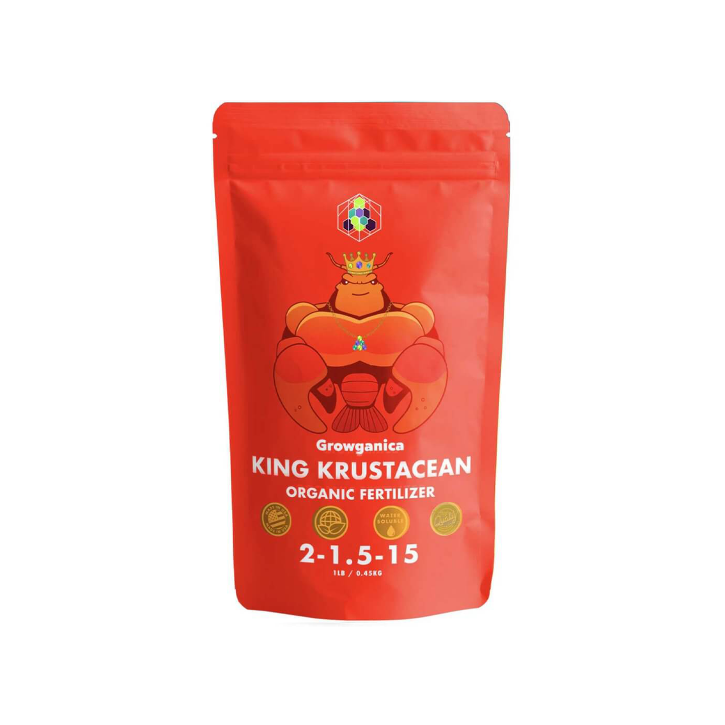 King Krustacean Organic Chitin Based Calcium Plant Supplement | Build Pest Resistance & Natural Immunity