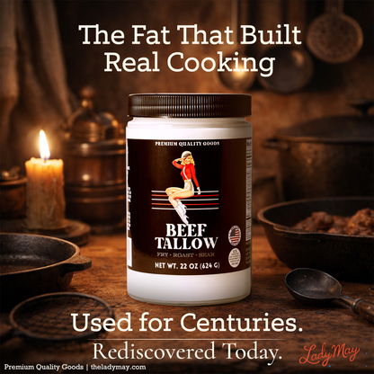 Premium Beef Tallow – 22oz Cooking Fat for Frying, Roasting & Searing