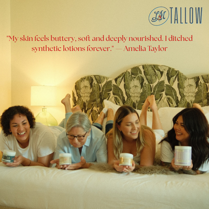 Unscented Tallow Lotion | All-Natural Beef Tallow Moisturizer