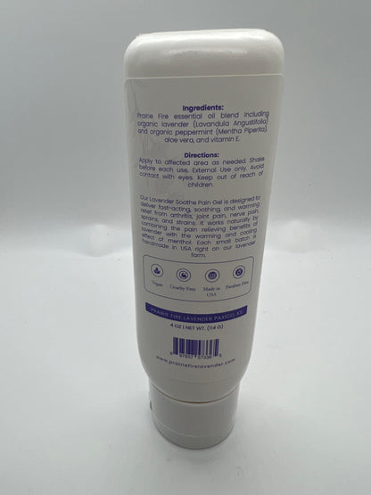 Lavender & Menthol Soothe Pain Gel - 4 oz. (Prairie Fire Lavender Farm Richter's)