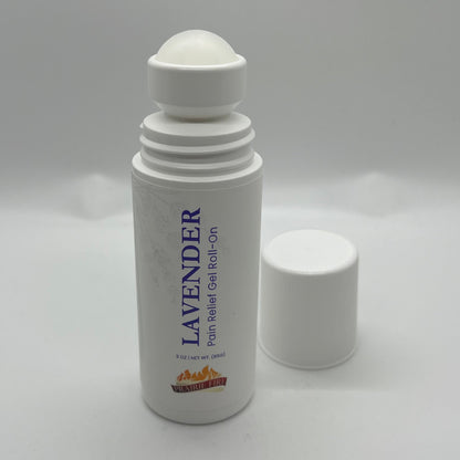 Lavender & Menthol Soothe Pain Gel Roll-on - 3 oz. (Prairie Fire Lavender Farm Richter's)