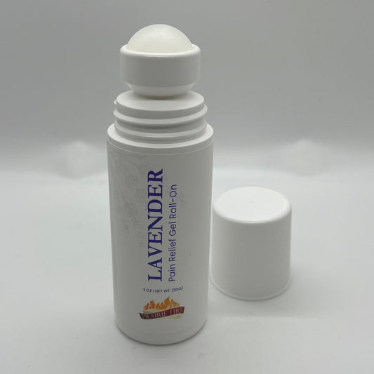 Lavender & Menthol Soothe Pain Gel Roll-on - 3 oz. (Prairie Fire Lavender Farm Richter's)