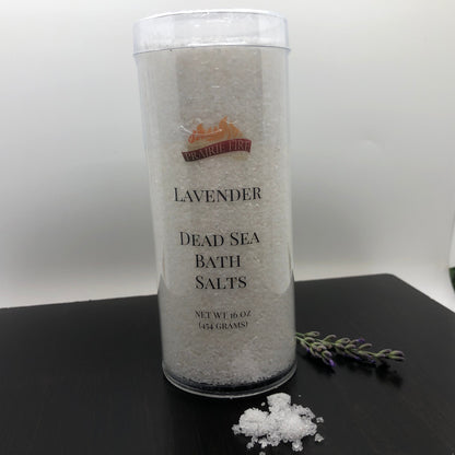 Lavender Dead Sea Bath Salts - 16oz (Prairie Fire Lavender)