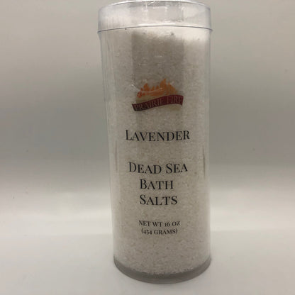 Lavender Dead Sea Bath Salts - 16oz (Prairie Fire Lavender)